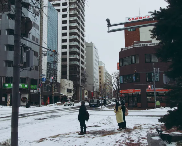 삿포로 거리에서